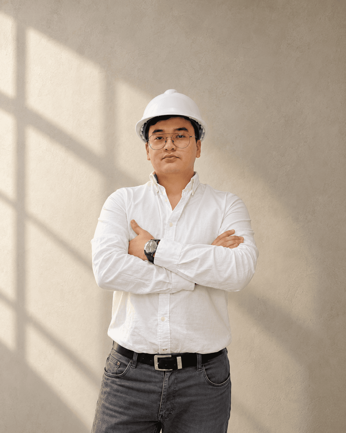 Retrato de Jhonatan Rojas, integrante de Alfie Arquitectos.